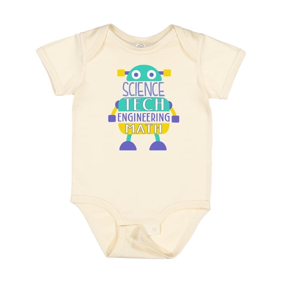 Inktastic Robot Science Tech Engineering Math Boys or Girls Baby Bodysuit