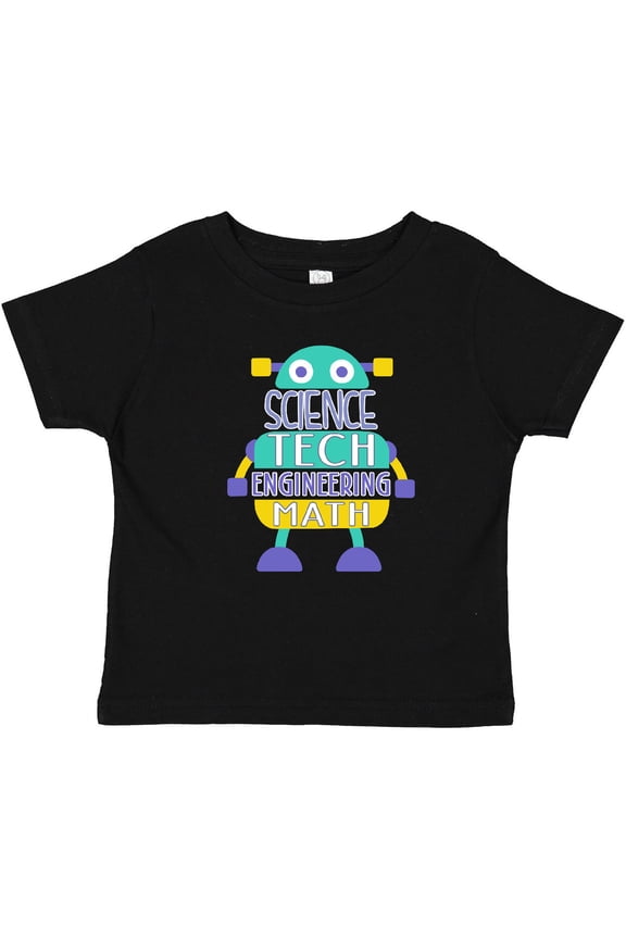 Robot Science Tech Engineering Math Boys or Girls Baby T-Shirt