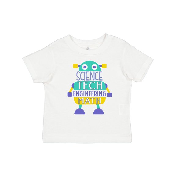 Inktastic Robot Science Tech Engineering Math Boys or Girls Toddler T-Shirt