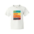 thumbnail image 1 of Inktastic Robotics Eat Sleep Build Robots Repeat Youth T-Shirt, 1 of 5