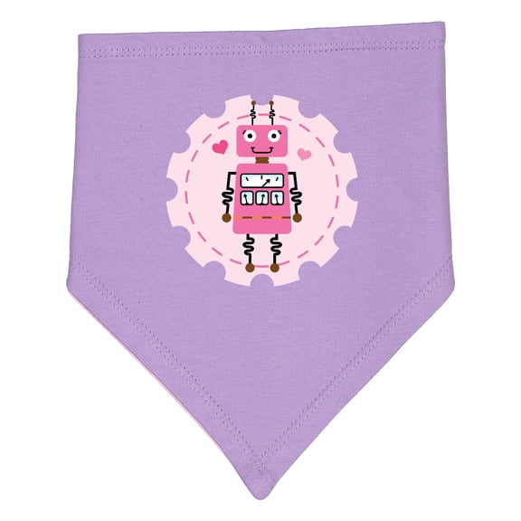 Inktastic Robotics Girl Robot Gear Baby Bandana Bib