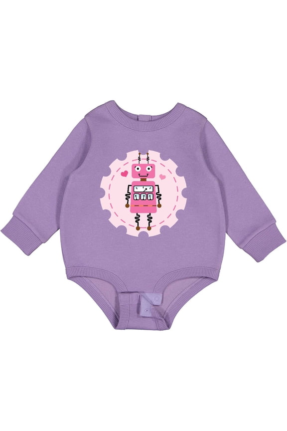 Robotics Girl Robot Gear Baby Fleece Bodysuit