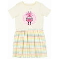 thumbnail image 1 of Inktastic Robotics Girl Robot Gear Girls Toddler Dress, 1 of 5