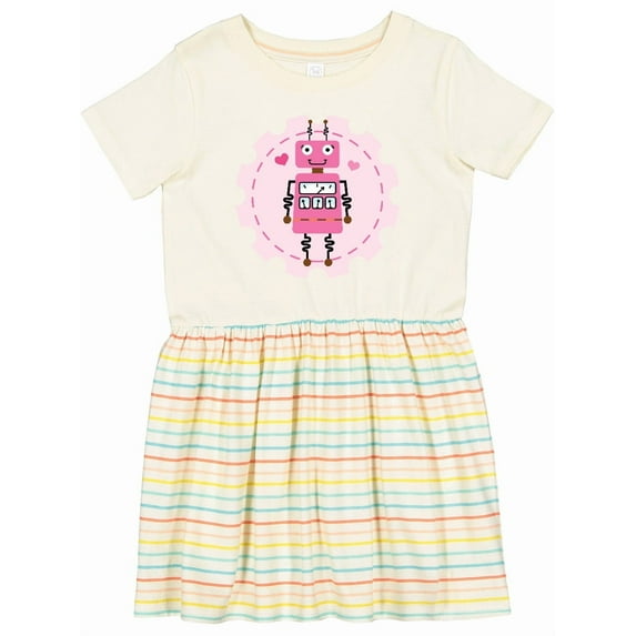 Inktastic Robotics Girl Robot Gear Girls Toddler Dress