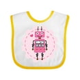 thumbnail image 1 of Inktastic Robotics Girl Robot Gear Girls Baby Bib, 1 of 4