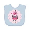 thumbnail image 1 of Inktastic Robotics Girl Robot Gear Girls Baby Bib, 1 of 4