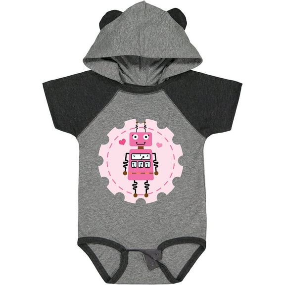 Inktastic Robotics Girl Robot Gear Girls Baby Bodysuit