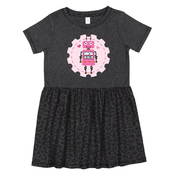 Inktastic Robotics Girl Robot Gear Girls Toddler Dress