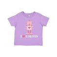 thumbnail image 1 of Inktastic Robotics I Love Robots Girls Girls Toddler T-Shirt, 1 of 5