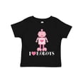 thumbnail image 1 of Inktastic Robotics I Love Robots Girls Girls Toddler T-Shirt, 1 of 5