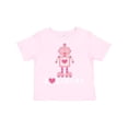 thumbnail image 1 of Inktastic Robotics I Love Robots Girls Girls Toddler T-Shirt, 1 of 5