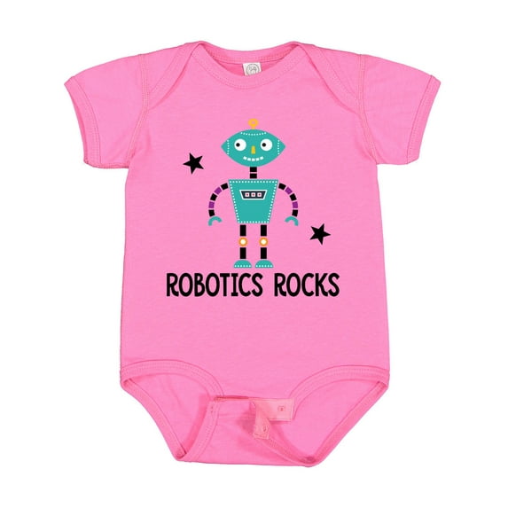 Inktastic Robotics Rocks Funny Robot Boys or Girls Baby Bodysuit