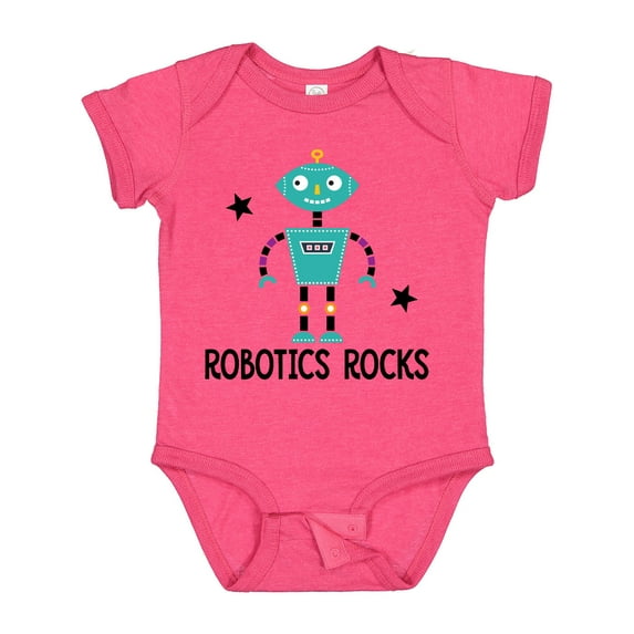 Inktastic Robotics Rocks Funny Robot Boys or Girls Baby Bodysuit