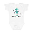 thumbnail image 1 of Inktastic Robotics Rocks Funny Robot Boys or Girls Baby Bodysuit, 1 of 5