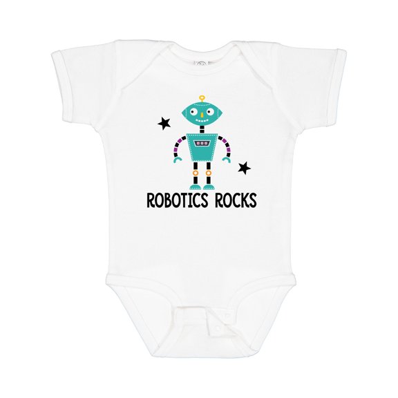 Inktastic Robotics Rocks Funny Robot Boys or Girls Baby Bodysuit
