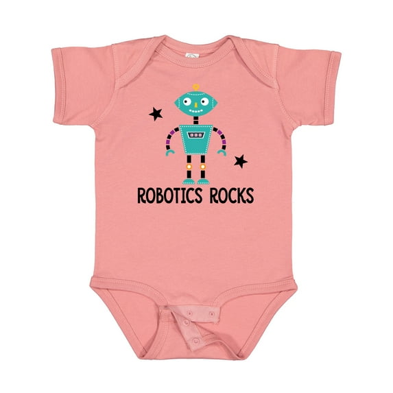 Inktastic Robotics Rocks Funny Robot Boys or Girls Baby Bodysuit