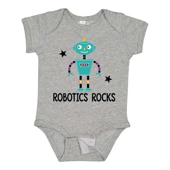 Inktastic Robotics Rocks Funny Robot Boys or Girls Baby Bodysuit