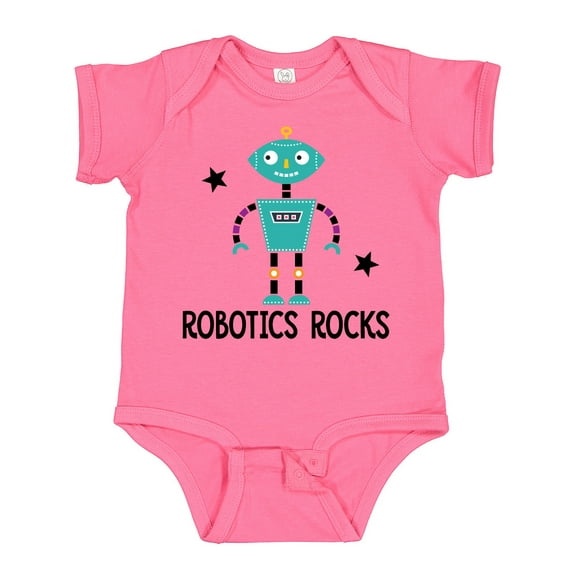 Inktastic Robotics Rocks Funny Robot Boys or Girls Baby Bodysuit