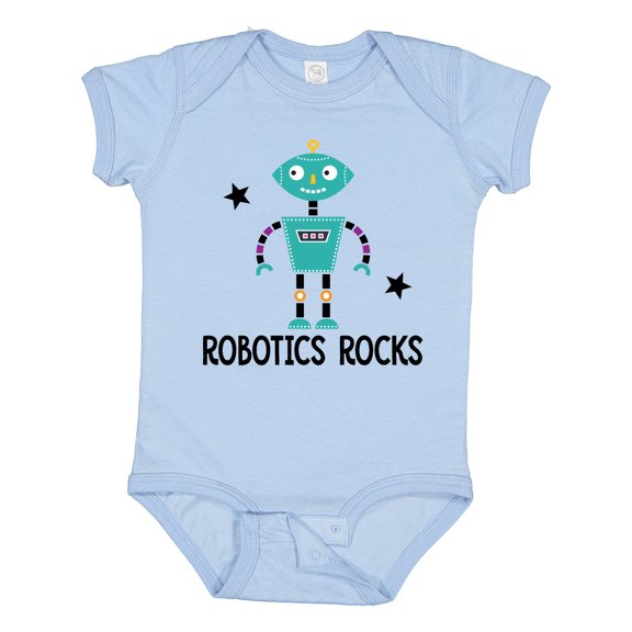 Inktastic Robotics Rocks Funny Robot Boys or Girls Baby Bodysuit