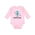 thumbnail image 1 of Inktastic Robotics Rocks Funny Robot Boys or Girls Long Sleeve Baby Bodysuit, 1 of 5