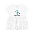 thumbnail image 1 of Inktastic Robotics Rocks Funny Robot Girls Baby Dress, 1 of 5