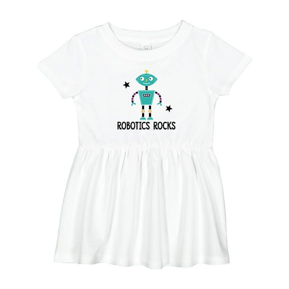 Inktastic Robotics Rocks Funny Robot Girls Baby Dress