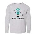 thumbnail image 1 of Inktastic Robotics Rocks Funny Robot Long Sleeve Youth T-Shirt, 1 of 5