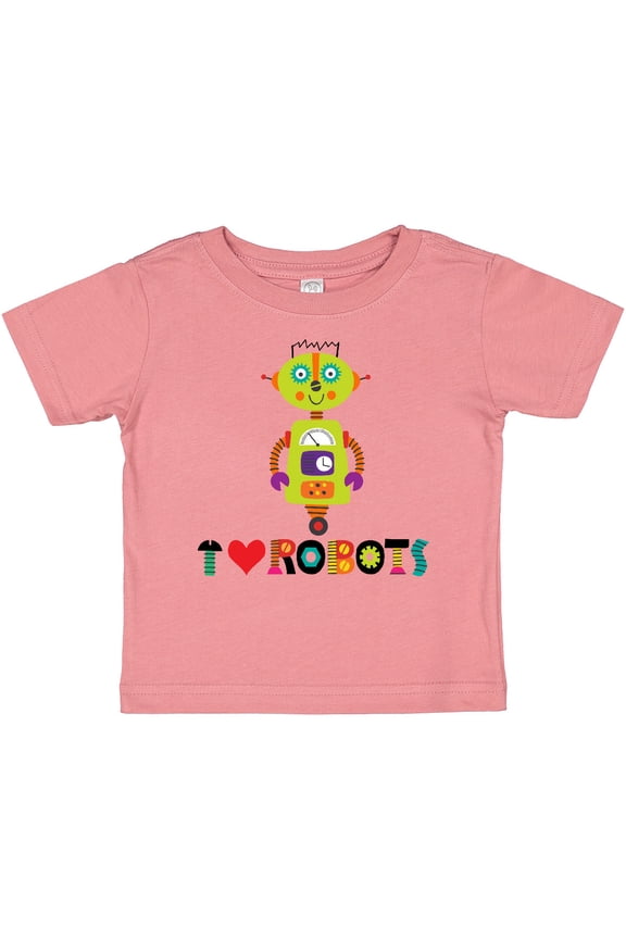Robotics Team I Love Robots Boys or Girls Baby T-Shirt