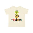 thumbnail image 1 of Inktastic Robotics Team I Love Robots Boys or Girls Toddler T-Shirt, 1 of 5