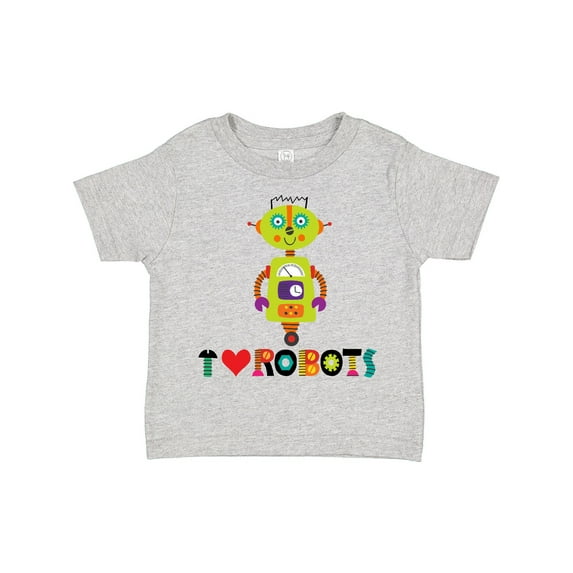 Inktastic Robotics Team I Love Robots Boys or Girls Toddler T-Shirt