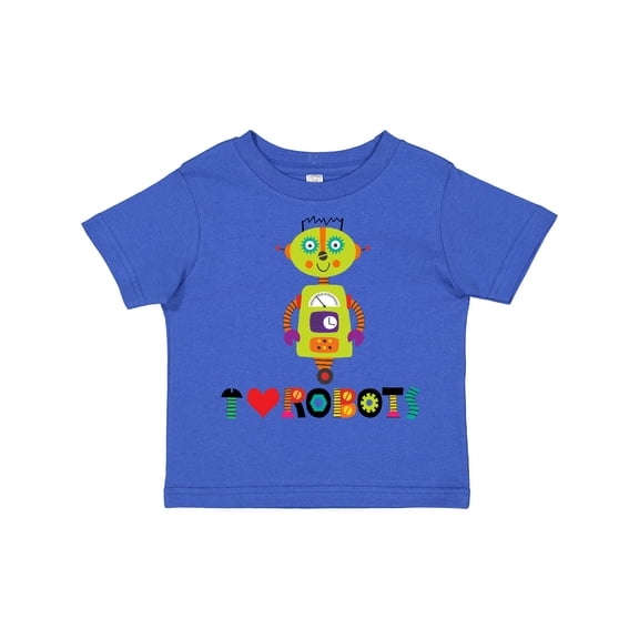 Inktastic Robotics Team I Love Robots Boys or Girls Toddler T-Shirt
