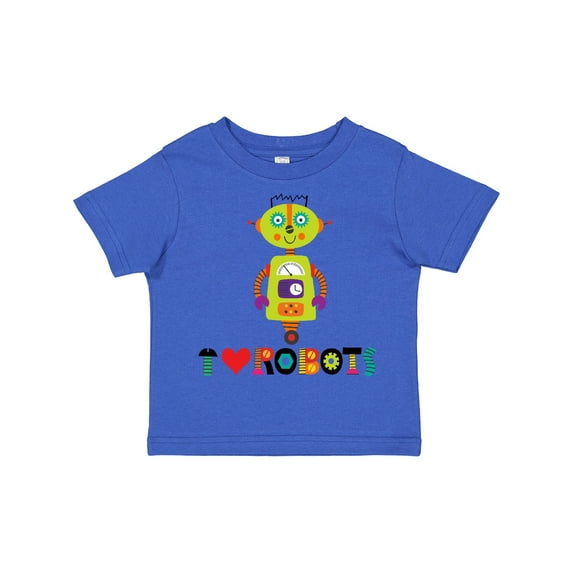 Inktastic Robotics Team I Love Robots Boys or Girls Toddler T-Shirt