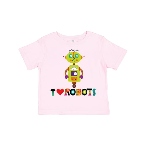 Inktastic Robotics Team I Love Robots Boys or Girls Toddler T-Shirt