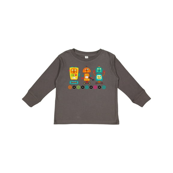 Inktastic Robotics Team Robot Lover Boys or Girls Long Sleeve Toddler T-Shirt