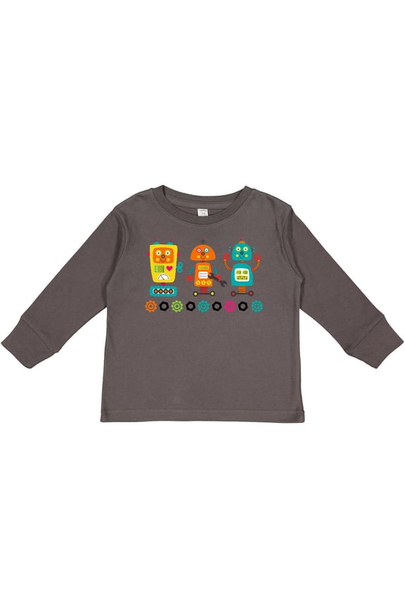 Robotics Team Robot Lover Boys or Girls Long Sleeve Toddler T-Shirt