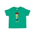 thumbnail image 1 of Inktastic Rock Boy, Brown Hair, Guitar Player, Band, Music Boys Baby T-Shirt, 1 of 5