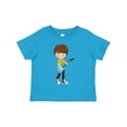 thumbnail image 1 of Inktastic Rock Boy, Brown Hair, Guitar Player, Band, Music Boys Toddler T-Shirt, 1 of 5