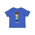 thumbnail image 1 of Inktastic Rock Boy, Brown Hair, Guitar Player, Band, Music Boys Toddler T-Shirt, 1 of 5
