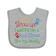 thumbnail image 1 of Inktastic Rock Climber Like Daddy Boys or Girls Baby Bib, 1 of 4