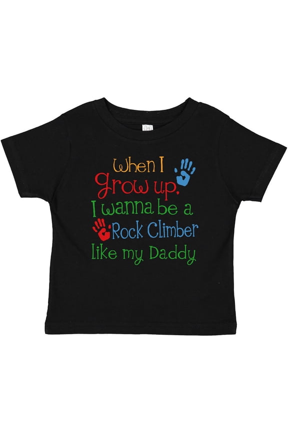 Rock Climber Like Daddy Boys or Girls Baby T-Shirt
