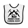 thumbnail image 1 of Inktastic Rock Climber Mommy Climbing Buddy Boys or Girls Baby Bib, 1 of 4