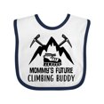 thumbnail image 1 of Inktastic Rock Climber Mommy Climbing Buddy Boys or Girls Baby Bib, 1 of 4