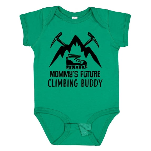 Inktastic Rock Climber Mommy Climbing Buddy Boys or Girls Baby Bodysuit