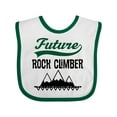 thumbnail image 1 of Inktastic Rock Climbing Future Climber Boys or Girls Baby Bib, 1 of 4