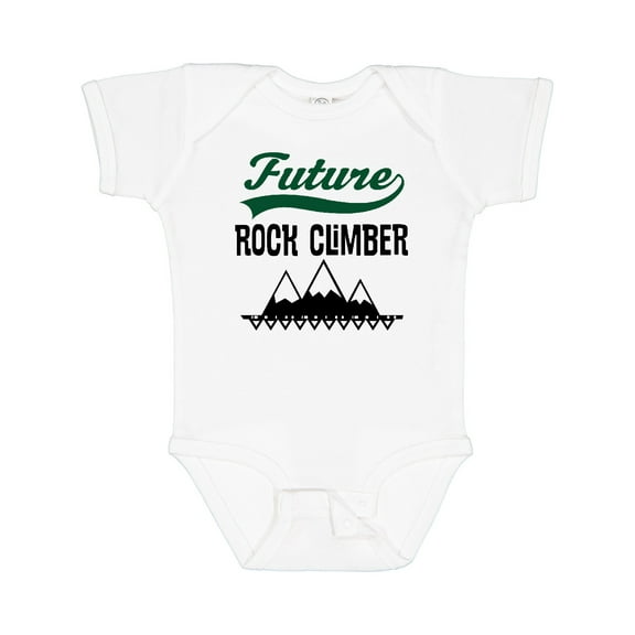 Inktastic Rock Climbing Future Climber Boys or Girls Baby Bodysuit