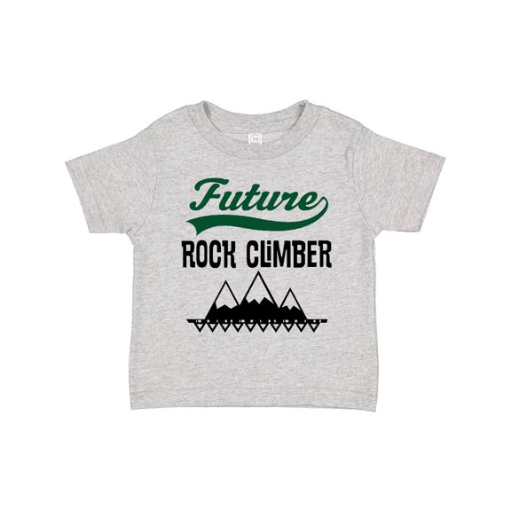Inktastic Rock Climbing Future Climber Boys or Girls Toddler T-Shirt
