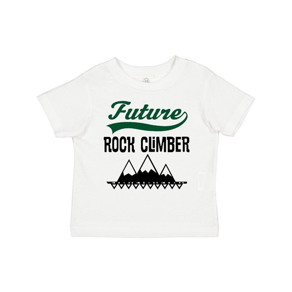 Inktastic Rock Climbing Future Climber Boys or Girls Toddler T-Shirt