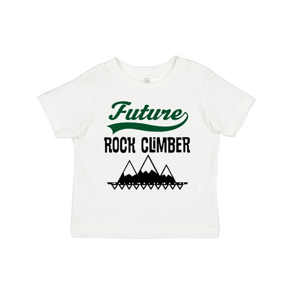 Inktastic Rock Climbing Future Climber Boys or Girls Toddler T-Shirt