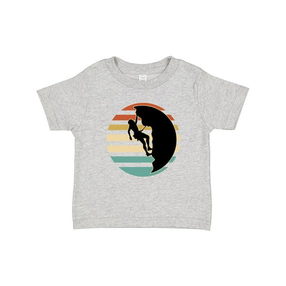 Inktastic Rock Climbing Mountain Climber Silhouette Boys or Girls Baby T-Shirt