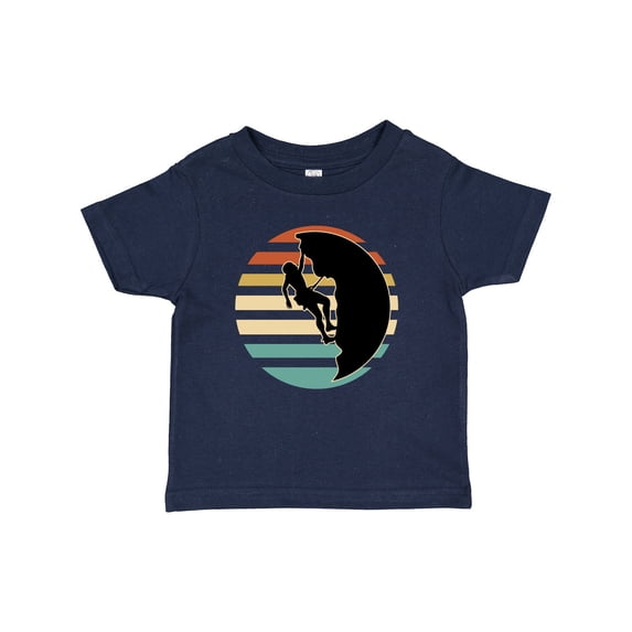 Inktastic Rock Climbing Mountain Climber Silhouette Boys or Girls Baby T-Shirt